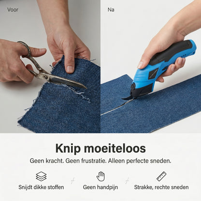 Elektrische Stofsnijder – Oplaadbaar, Draadloos | Draady