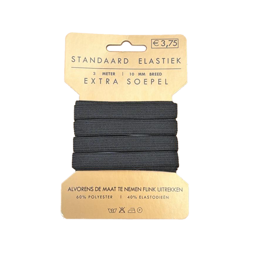 Kaartjes knoopsgaten elastiek